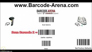 How to Add Auto Enter  Carriage Return to Barcode Scanners after each Scan  wwwBarcodeArenacom [upl. by Corly759]