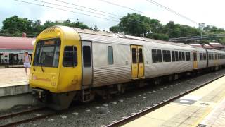 Brisbane Citytrain IMU 100 depart at Roma Street Station [upl. by Asteria]