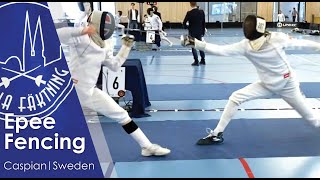 Uppsala Cup 2024 epee t16 Caspian PTörn vs Martin Aleksander Vik [upl. by Ennovyhc819]