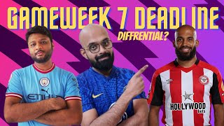 FPL Gameweek 7 Deadline Stream DrogBABA PranayTFB [upl. by Ardehs]