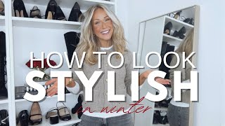 10 PRACTICAL TIPS TO ALWAYS LOOK STYLISH IN WINTER  Easy Style Secrets [upl. by Mitran]