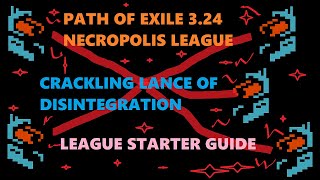 Crackling Lance Totems Hierophant League Start Build Guide for Path of Exile Necropolis League 324 [upl. by Datha]