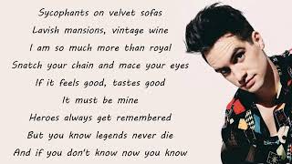 Panic at the Disco Emperors New Clothes Lyrics [upl. by Dorey]