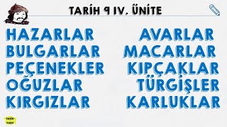 DİĞER TÜRK TOPLULUKLARI  İLK TÜRK DEVLETLERİ  İLK VE ORTA ÇAĞLARDA TÜRK DÜNYASI [upl. by Cud]