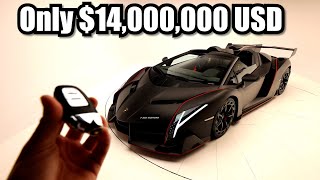 Meet the 14000000 Lamborghini Veneno Roadster [upl. by Haelat]