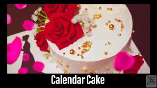 Aj kal ye Cake design bohat famous hai  Calendar Cake [upl. by Lymann]