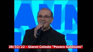 280222  Gianni Celeste quotPovero Gabbianoquot live [upl. by Moffit]