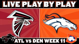 Falcons vs Broncos Live Play by Play amp Reaction [upl. by Thedrick]