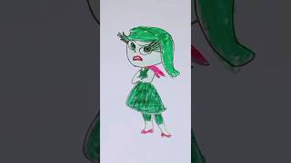 Disgust inside out 2 cartoon funny animation comedy comics drawing poppy childrenscartoon [upl. by Polak]