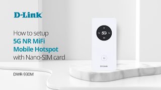 How to setup DLink DWRU2000 5G NR MiFi Mobile Hotspot with nanoSIM Card [upl. by Scharaga]