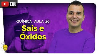 Sais e Óxidos  Reação de Neutralização e Nomeclatura  Química 20  Leandro Leal  Enem 2020 [upl. by Eirol]