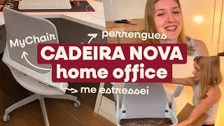 Cadeira FLEXFORM MyChair Unboxing  Montagem  Primeiras Impressões [upl. by Ybab]