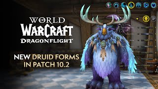 CUSTOMIZABLE Moonkins amp NEW Druid Forms Coming in Patch 102  Dragonflight [upl. by Elihu961]