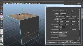 Maya Beginner Basics 710 Custom Polygon Display Tutorial 07 [upl. by Heiskell]