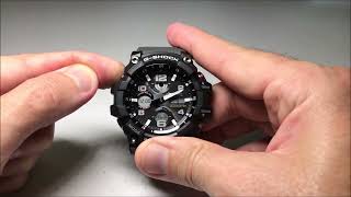 Casio GShock Set Alarms GSG1001A8 [upl. by Andreas]