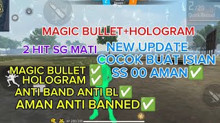 HOLOGRAM 2 HIT SG  FF BIASA amp FF MAX TERBARU 2024 100 WORK NO SERVER CHEAT ANTI BANNED [upl. by Ettenil]