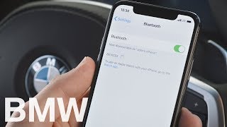 How to connect your mobile phone to the car via Bluetooth  BMW HowTo [upl. by Avin136]