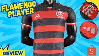 COMPREI A NOVA CAMISA DO FLAMENGO 2024 VERSÃO JOGADOR NA SHOPEE [upl. by Akibma]