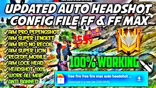 Free Fire Auto Headshot Config File🎯🌠 Macro Aimbot  No Recoil Regedit ‼️ Antiban VIP Script 👽 [upl. by Mcconaghy400]