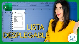 Crear LISTA DESPLEGABLE en Excel ✅ [upl. by Yasdnyl]