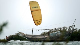 SESSIONS in OMAN  Freestyle Kiteboarding Heaven [upl. by Nalyk178]