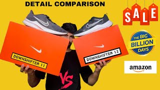 Nike Downshifter 11 Vs Downshifter 12 Detail Comparison  Downshifter 11 VS Downshifter 12 [upl. by Vano]