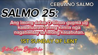 Salmo Responsoryo  February 182024 SUNDAY  1ST SUNDAY OF LENT  CEBUANO SALMO [upl. by Alekehs]