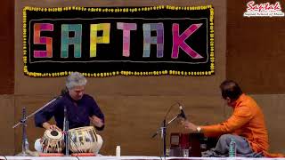 Shri Fazal Qureshi  Tabla  Solo Saptak Annual Festival  2019 [upl. by Enalb]