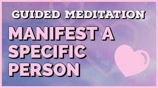 Be On Their Mind ✨ Specific Person Guided Telepathy Meditation [upl. by Icart]