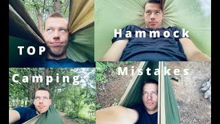 Common beginner hammock mistakes  hammockcamping hammocks [upl. by Nakre]