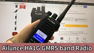 Ailunce HA1Gthe best GMRS handheld radio in 2024 [upl. by Olwena883]