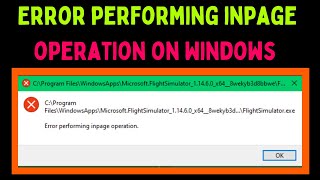 How to Fix Error Performing Inpage Operation on Windows 11 [upl. by Anneg226]