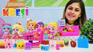 Oyuncak kreşi Ayşe ve Shopkins minimarkette alışveriş öğreniyorlar [upl. by Laiceps918]