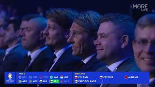 The UEFA EURO 2024 Qualification Draw [upl. by Reinhardt240]