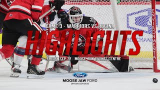 Moose Jaw Ford Highlights  Warriors 4 vs Regina 2  Sep 27 [upl. by Paige78]