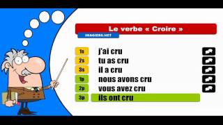 La conjugaison du verbe Croire  Indicatif Passé composé [upl. by Ramiah]