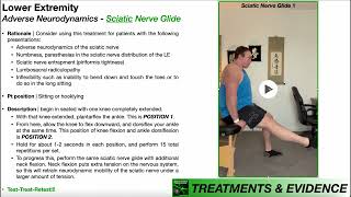 Sciatic Nerve Glides EXPLAINED [upl. by Garcon333]