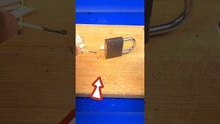 Unlock a Padlock with Matches short locksmith padlock tip diy securitybmatches unlockpadlock [upl. by Arodoeht]