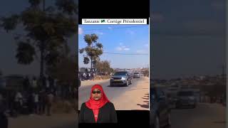 President Tinubu convoy vs President of Tanzania 🇹🇿 President convoy [upl. by Japheth411]