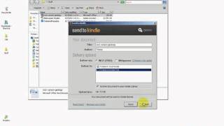 Using Amazons New Send to Kindle ToolProgram [upl. by Hacker]