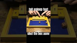 shut the box asmr 😴💤 asmr asmrshorts softwhispers mouthsounds [upl. by Ielerol]