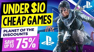 16 AMAZING PSN Game Deals UNDER 10 Planet of the Discounts SALE Great CHEAP PS4PS5 Games to Buy [upl. by Arbba]