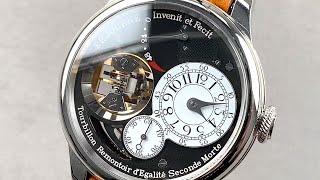 FPJourne Tourbillon Souverain Vertical Black Label FP Journe Watch Review [upl. by Oemac923]