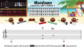 How to play  Hoedown Emerson Lake amp Palmer  Tutorial  Chords  Score  Cover [upl. by Onder]