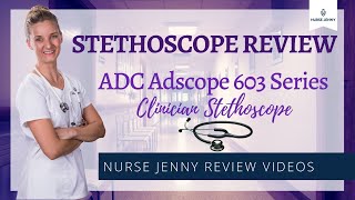 ADC Adscope 603 Series Stethoscope Review [upl. by Nnawaj]