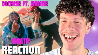 COCHISE  NASTY ft Aminé  MUSIC VIDEO REACTION [upl. by Edyth]