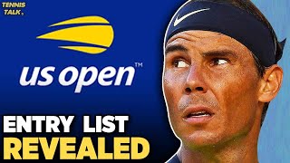 Entry List Revealed for US Open 2024  Tennis News [upl. by Izzy]