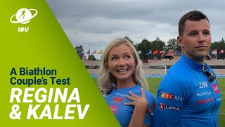 A Biathlon Couple Test with Regina and Kalev Ermits [upl. by Ainoz]