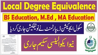 hec new equivalence scheme 2024 School Education Department issued notification [upl. by Leff939]