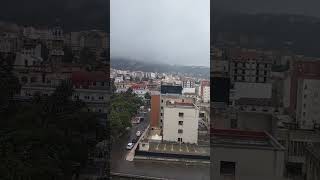 Tiziouzou météo vidéo 🌧️☁️🌤️ temps couvert et pluvieux images de la ville à 755 [upl. by Shute14]